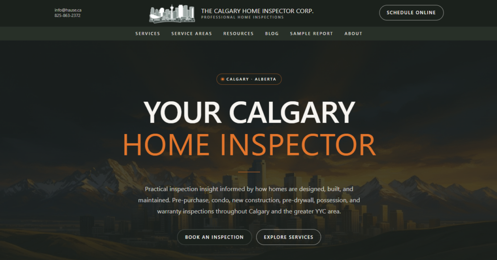 The Calgary Home Inspector Corp
