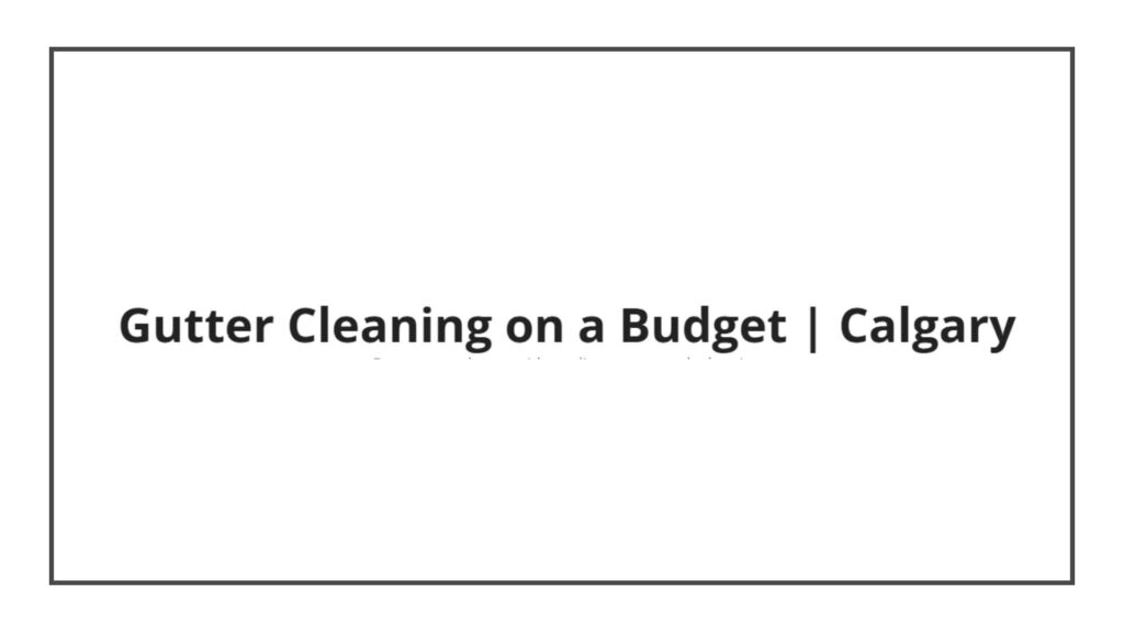 gutter-cleaning-on-a-budget